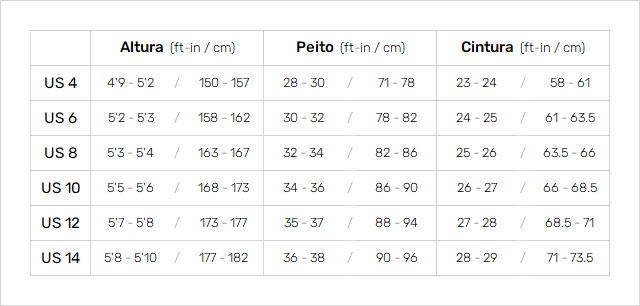 Ripcurl Womens Wetsuits 19 Womens Gráfico do tamanho